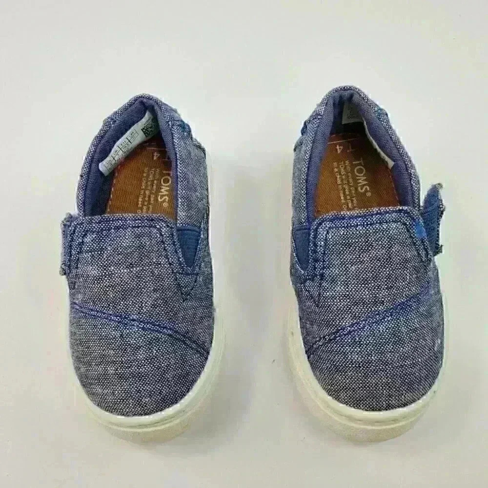 Toms Unisex Kids’ Size 4 Tiny Luca Slip-On Trainer - Picture 3 of 11